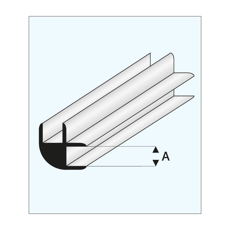 Conector en "L" 2,0 mm. MAQUETT 449-53/3