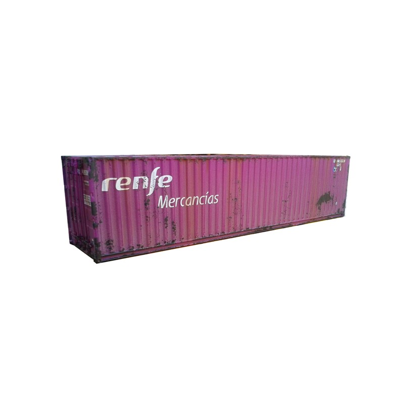 40´container "RENFE Mercancías" weathering. MABAR 58880E