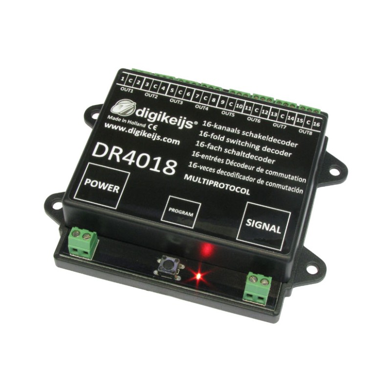 Decoder de accesorios, 16 canales. DIGIKEIJS DR4018