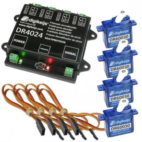 Servo decoder set. DIGIKEIJS DR4024_BOX Servo decoder set. DIGIKEIJS DR4024_BOX