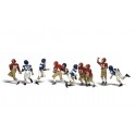 Youth football players. WOODLAND SCENICS A1895