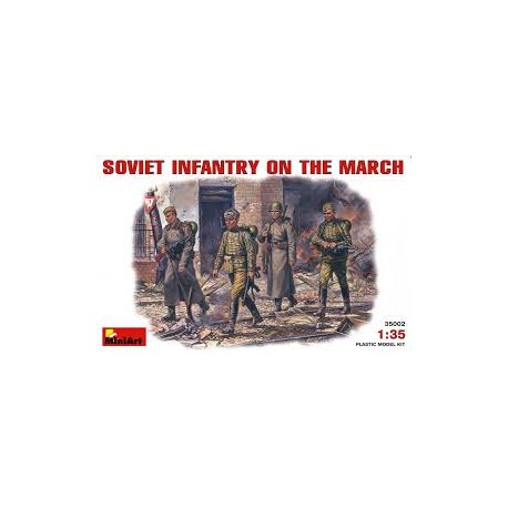 Soviet infantry on the march. MINIART 35002