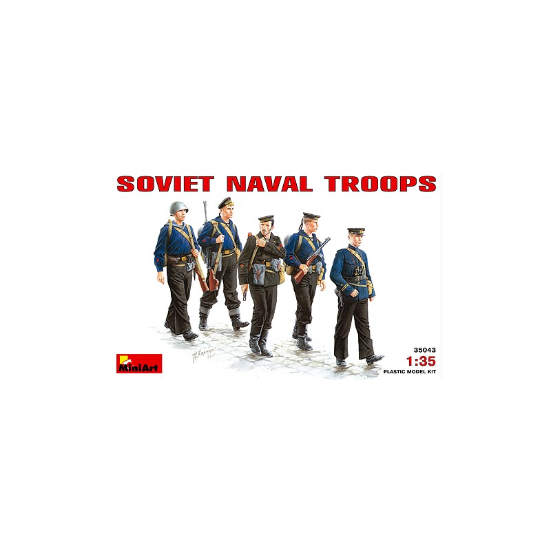 Tropas navales soviéticas. MINIART 35043 Tropas navales soviéticas. MINIART 35043