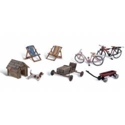 Accessoires de jardin.