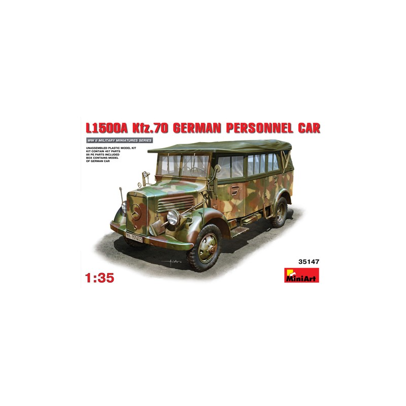 L1500A Kfz.70 German personnel car. MINIART 35147