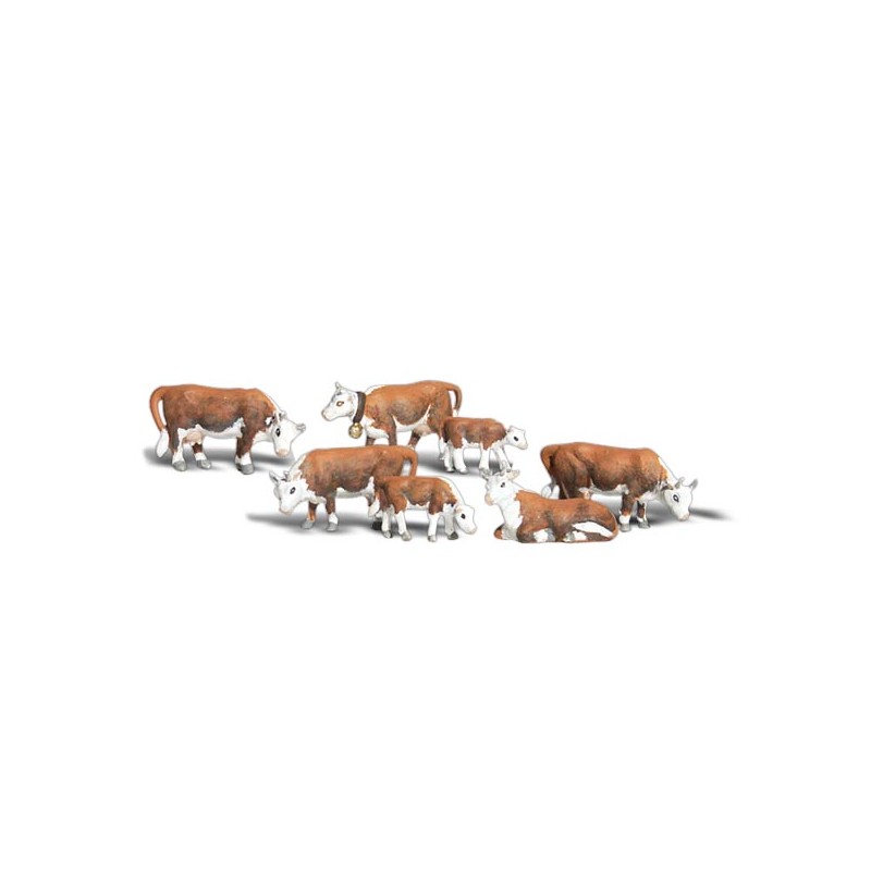 Hereford Cows. WOODLAND SCENICS A2144