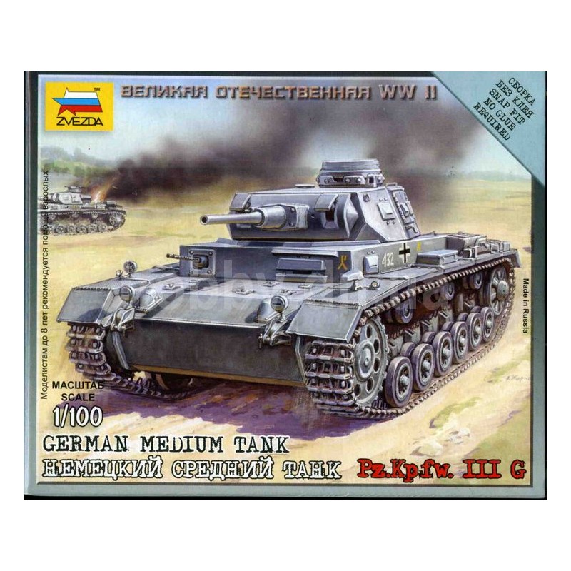 German medium tank. ZVEZDA 6119