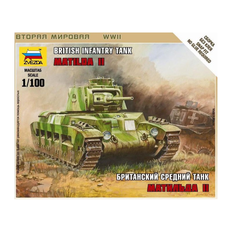 Carro británico Matilda II. ZVEZDA 6171