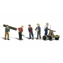 Rail workers.