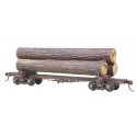 Skeleton log car kit. KADEE 102