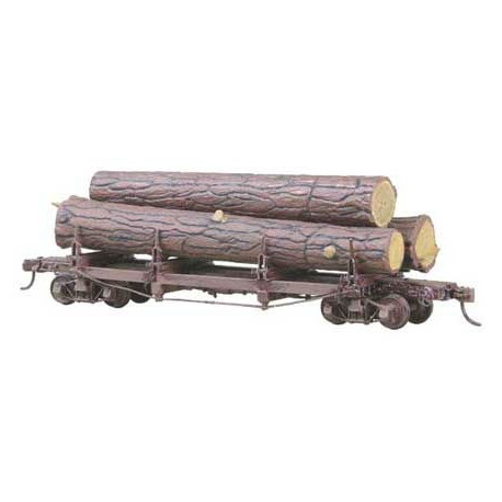 Vagón americano para transporte de troncos. KADEE 103