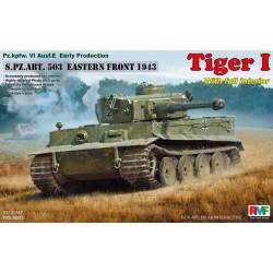 Tiger I, produção inicial. Interior completo.