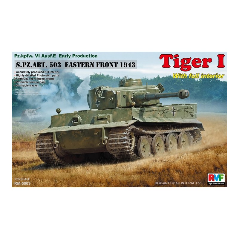 Tiger I. Early production w/ full interior. RFM 5003