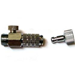Connecteur rapide avec régulateur de pression.