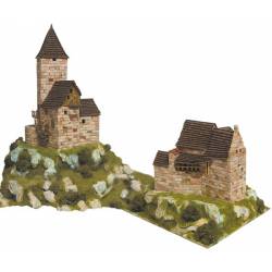 Diorama: Molinos de viento y casas. DOMUS KITS 40212