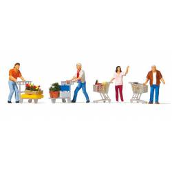 De compras.