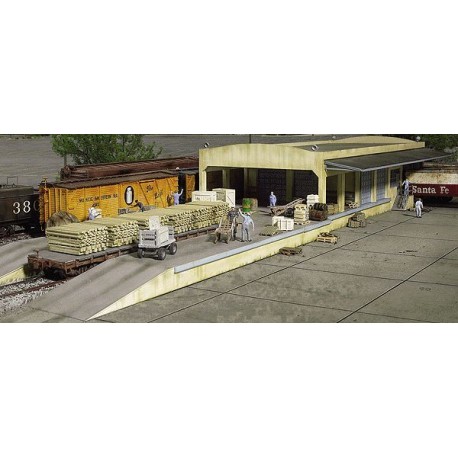 Open air transload building. WALTHERS 933-2918 Open air transload building. WALTHERS 933-2918