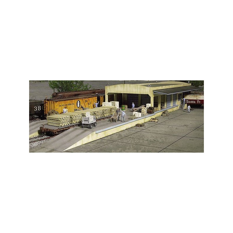 Almacen de mercancias de estación de tren. WALTHERS 933-2918