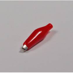 Clip a coccodrillo, rosso. PC53R