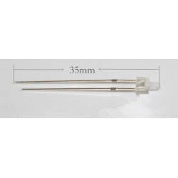 Led 1,8 mm branco frio (x10)