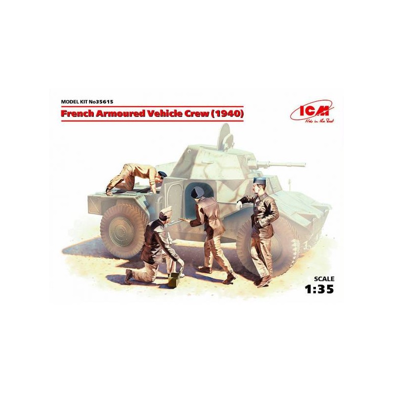 French armoured vehicle crew. ICM 35615