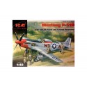 Musttang P-51D y pilotos. ICM 48153