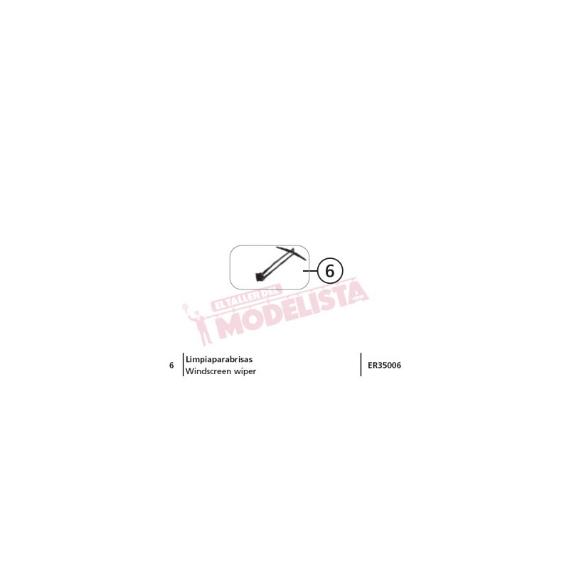 Wiper set, for AVE S-102, RENFE.