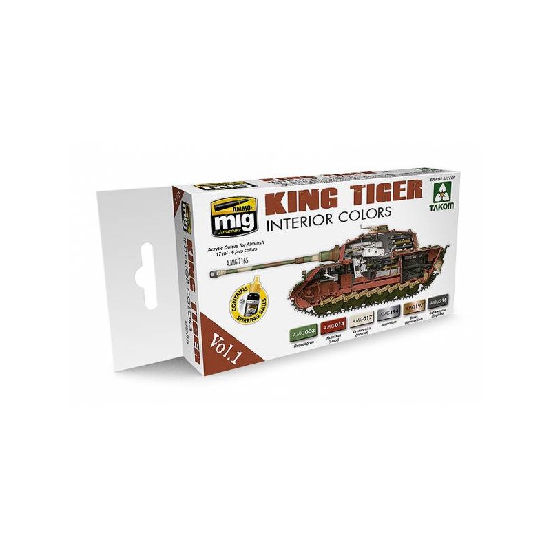Colores interiores King Tiger. AMIG 7165