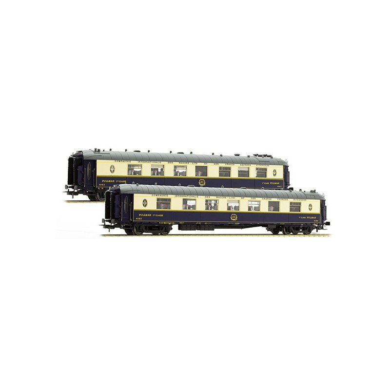 Pullman coaches set, WP + WPc. CIWL / IIIa. LS MODELS 49174
