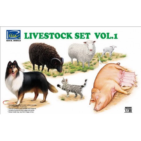 Livestock Set Vol.1. RIICH MODELS RV35007