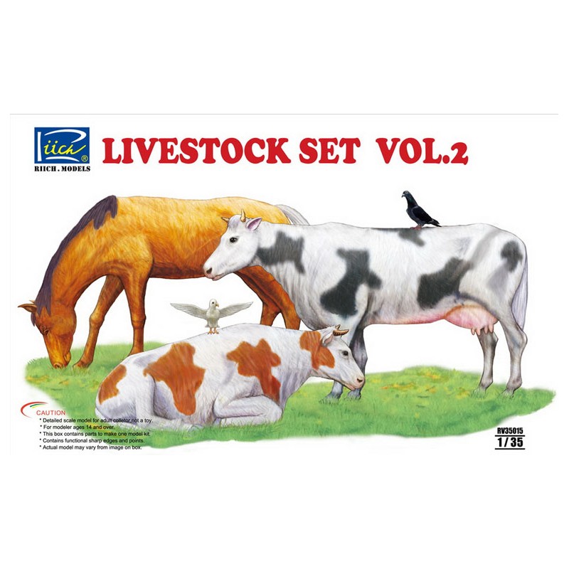 Livestock Set Vol.2. RIICH MODELS RV35015