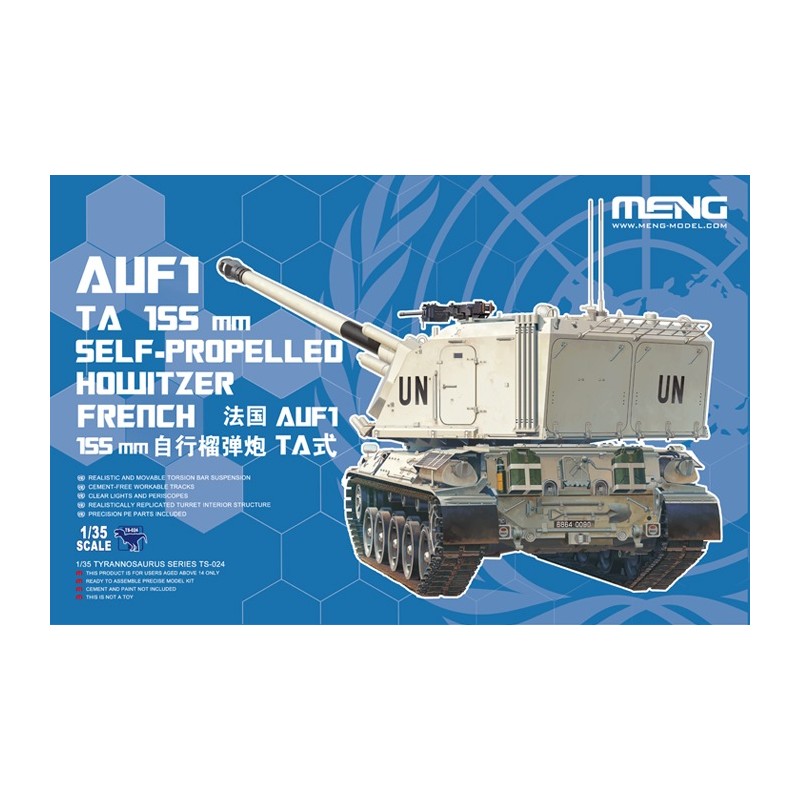 Obús autopropulsado AUF1 TA 155 mm. MENG TS-024