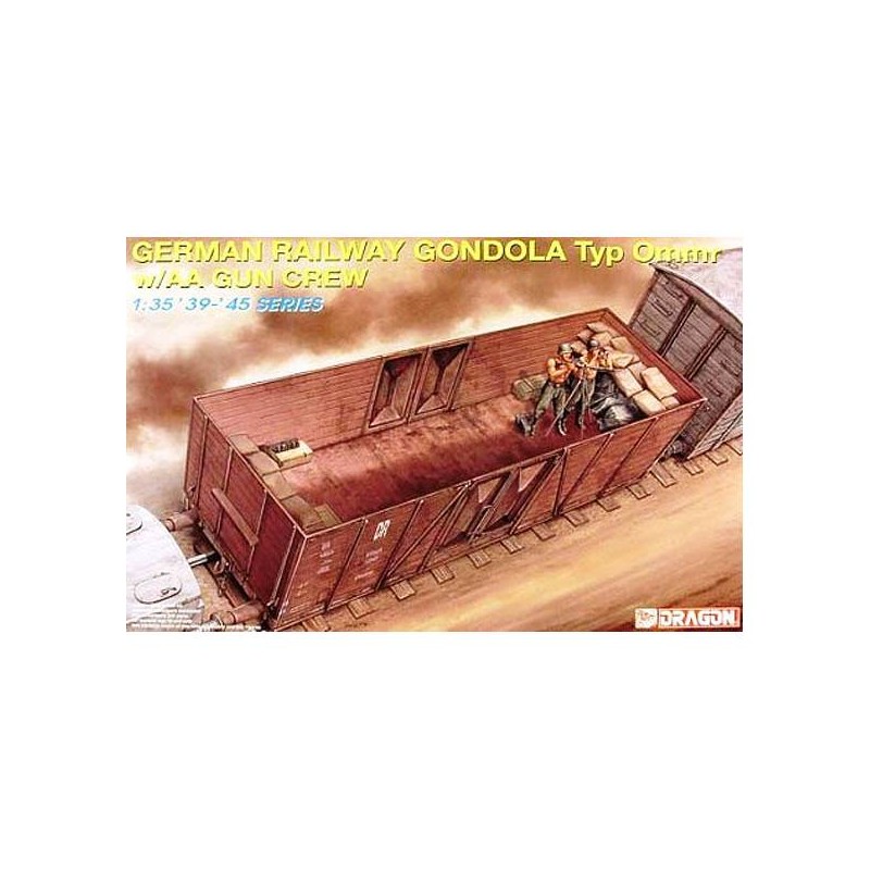 Vagón Ommr con ametralladores antiaéreos. DRAGON 6086