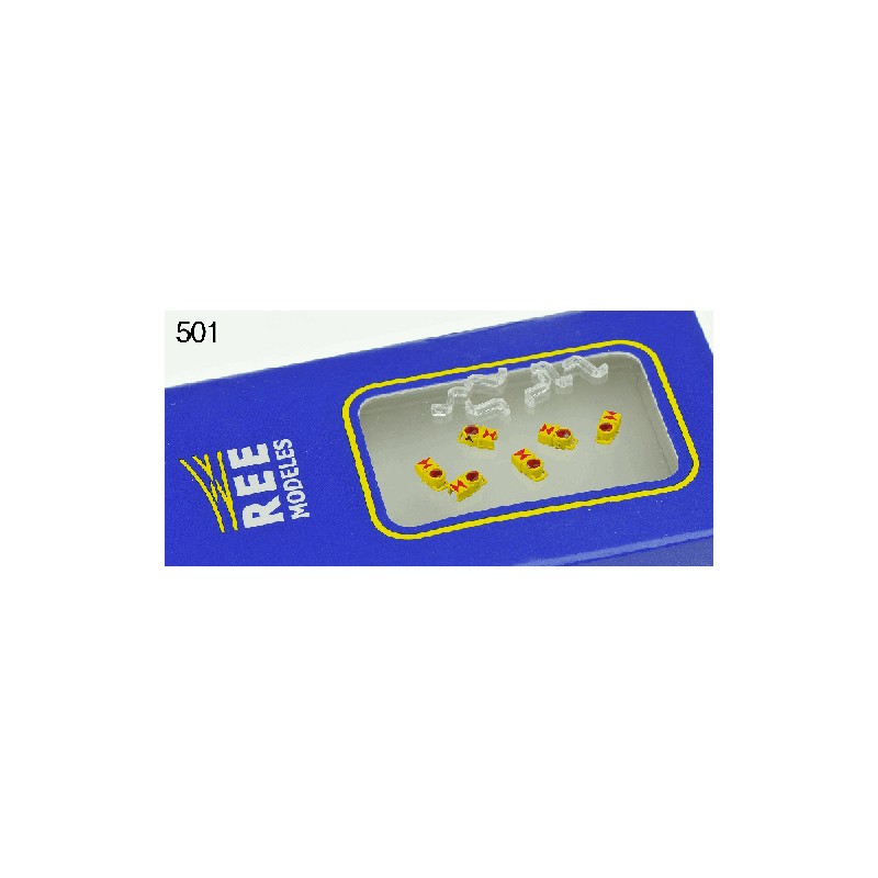 Set de luces de cola (x6). REE MODELES XB-501