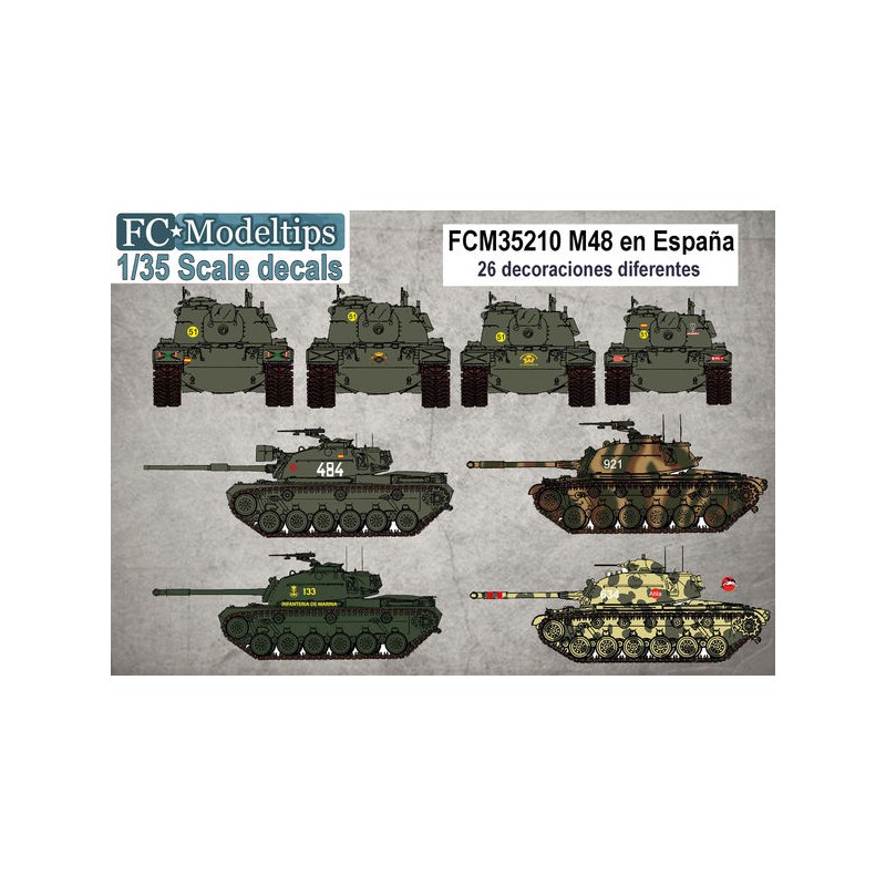 Calcas: M48 en España. FCMODELTIPS 35210