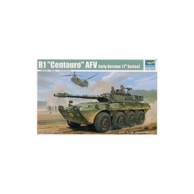 B1 "Centauro" AFV, primera versión. TRUMPETER 01562 B1 "Centauro" AFV, primera versión. TRUMPETER 01562