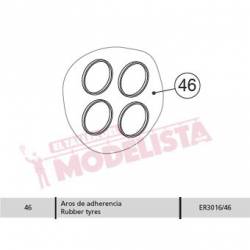 Aros de adherencia para 7200/7500 (x4). ELECTROTREN ER3016/46