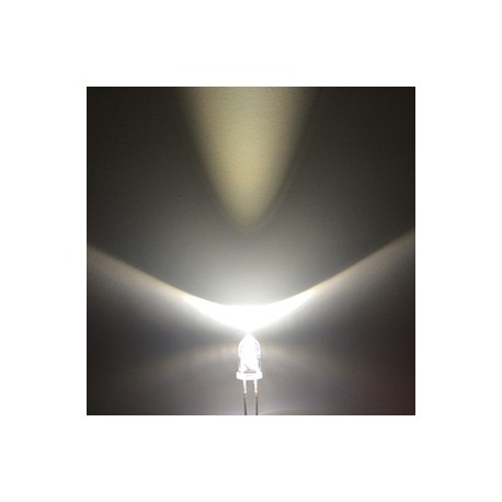 Led de 3 mm blanco frío (x50).