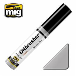 Oilbrusher: medium grey.