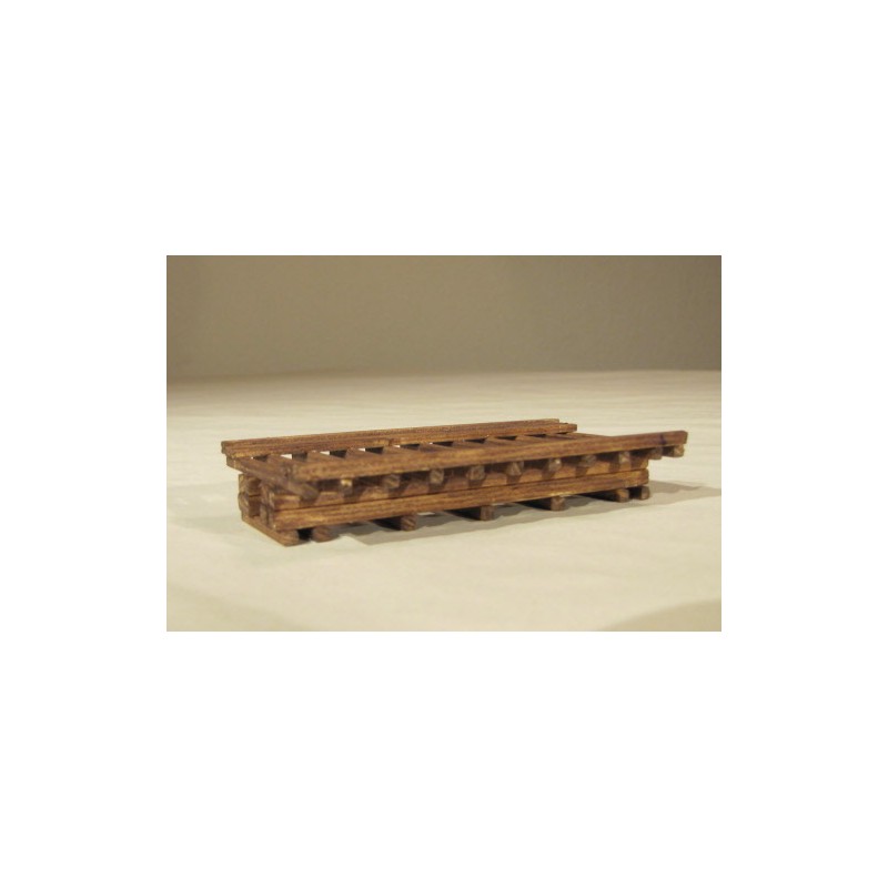 Pasarela de madera. HACK BRUCKEN H010