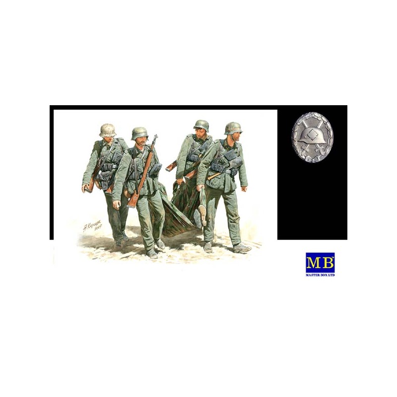 Evacuación de víctimas, Stalingrado. MASTER BOX 3541