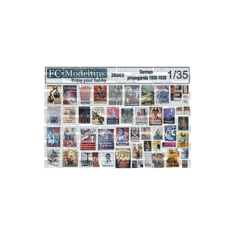 Carteles de propaganda alemanes 1930-1939. FCMODELTIPS 35303