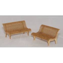Spa benches.