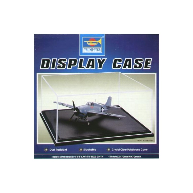 Vitrina para exposición. 170 x 170 x 70 mm. TRUMPETER 09812