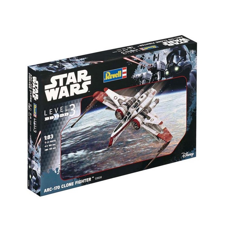 Star Wars: Caza de reconocimiento ARC-170. REVELL 03608 Star Wars: Caza de reconocimiento ARC-170. REVELL 03608