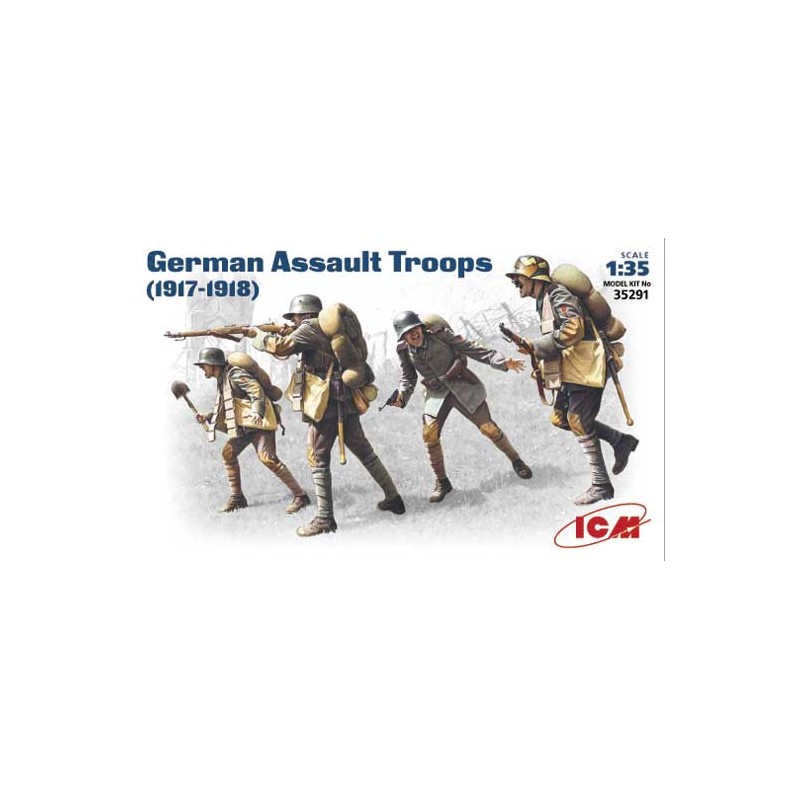 Tropas de asalto alemanas, 1917-1918. ICM 35291