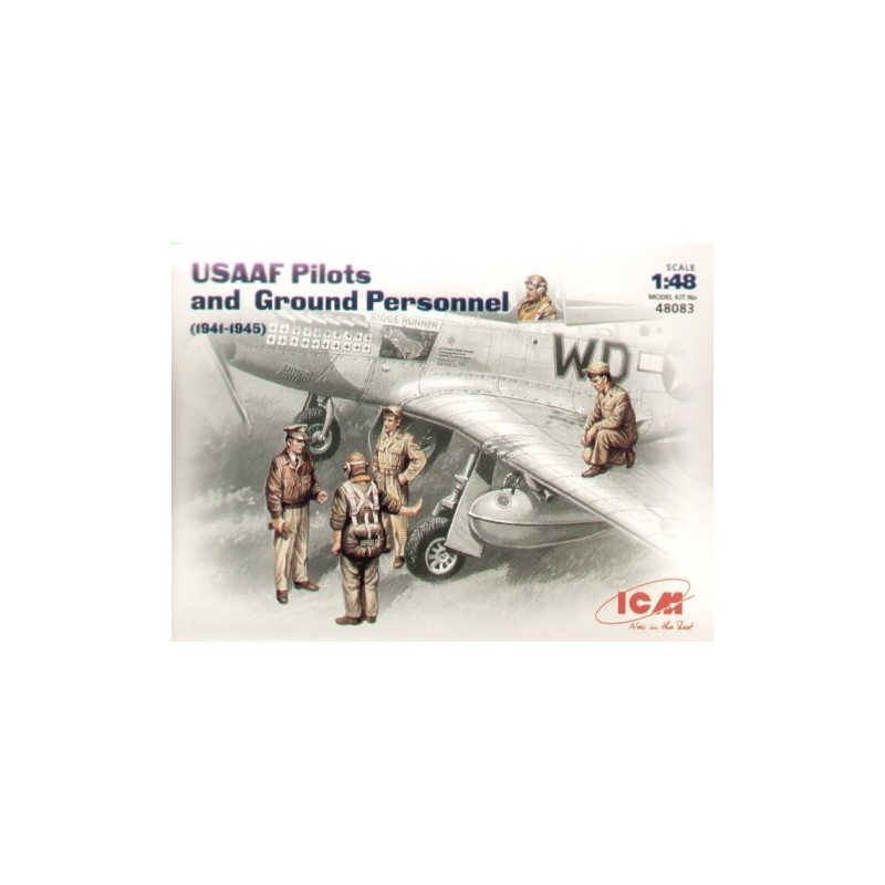 USAAF pilots and ground personnel. ICM 48083