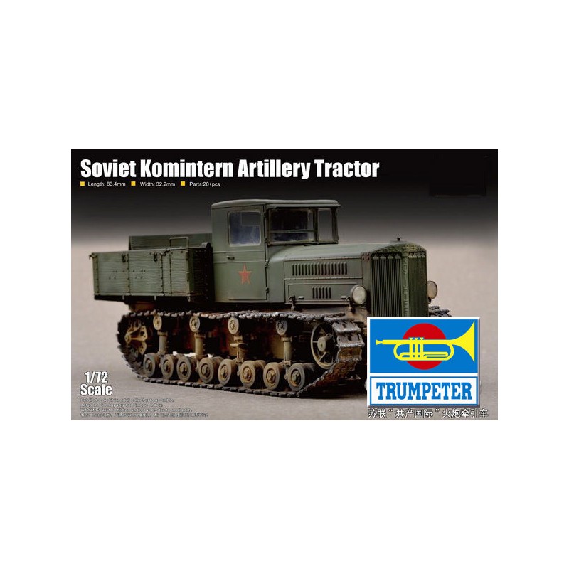 Soviet artillery tractor. TRUMPETER 07120 Soviet artillery tractor. TRUMPETER 07120