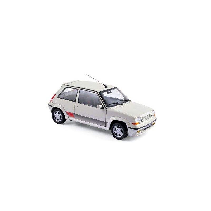 Renault Supercinq GT Turbo, 1989. Blanco Panda. NOREV 185206