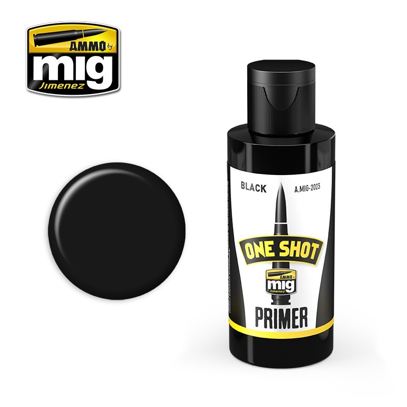 One shot primer - Negro. AMIG 2023 One shot primer - Negro. AMIG 2023